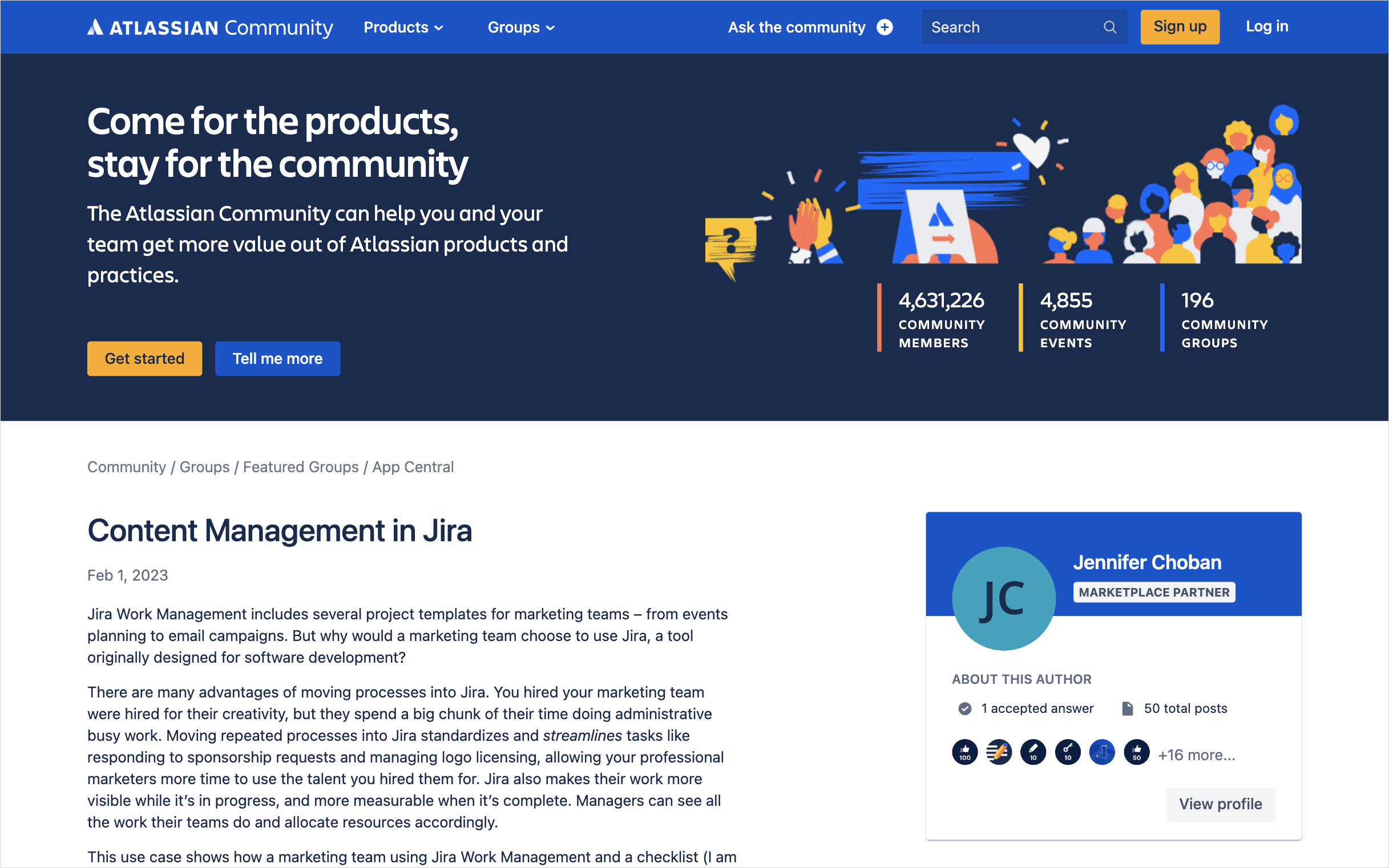 Content Management Using Jira